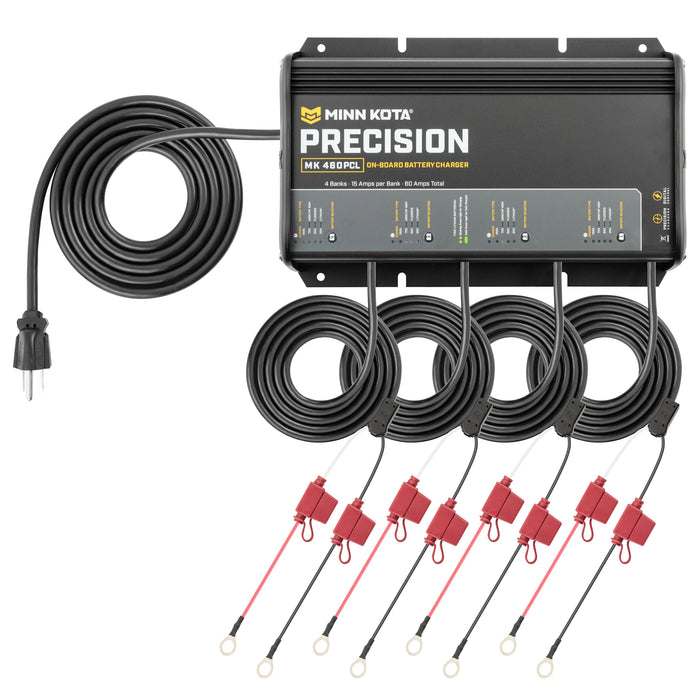 Minn Kota On-Board Precision Chargers - 4 Charging Banks - 15Amps