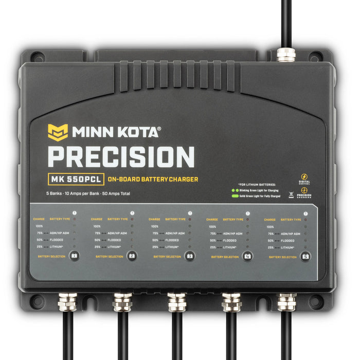 Minn Kota On-Board Precision Chargers - 5 Charging Banks