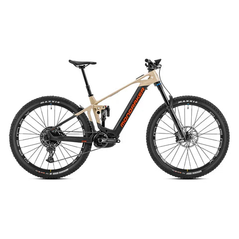 MONDRAKER - CRAFTY CARBON R BIKE - CARBON/GRAY/ORANGE (E-MTB ENDURO/AM)-MONDRAKER