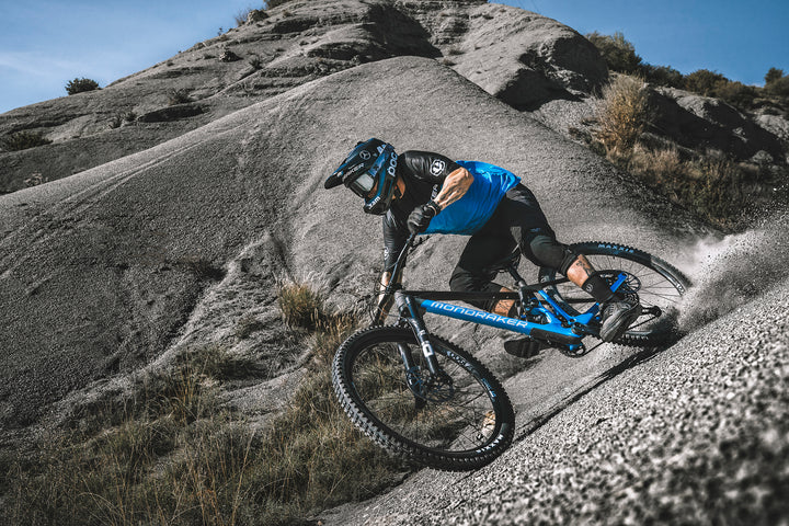 MONDRAKER - FOXY CARBON RR BIKE - MARLIN BLUE-CARBON (ENDURO)-MONDRAKER