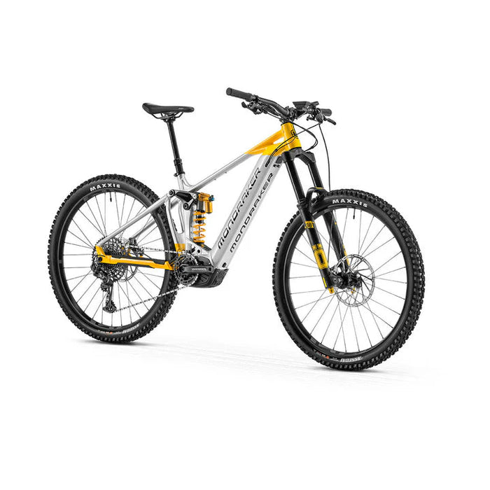 MONDRAKER - LEVEL RR 29 BIKE - SILVER-OHLINS YELLOW (E- MTB SUPER ENDURO)-MONDRAKER