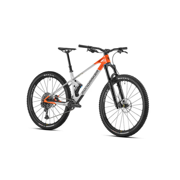 MONDRAKER - RAZE CARBON R BIKE - SILVER/ORANGE (TRAIL)-MONDRAKER