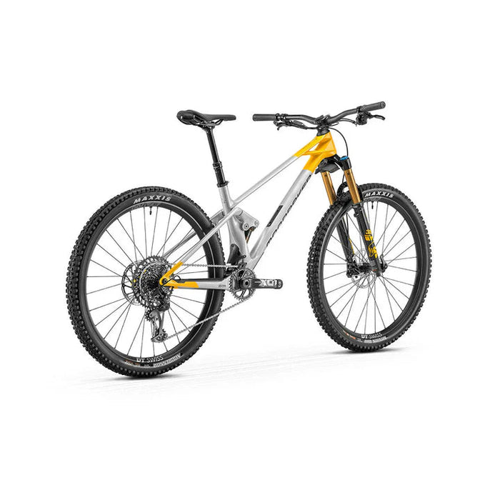 MONDRAKER - RAZE CARBON RR BIKE - SILVER-OHLINS YELLOW (TRAIL)-MONDRAKER