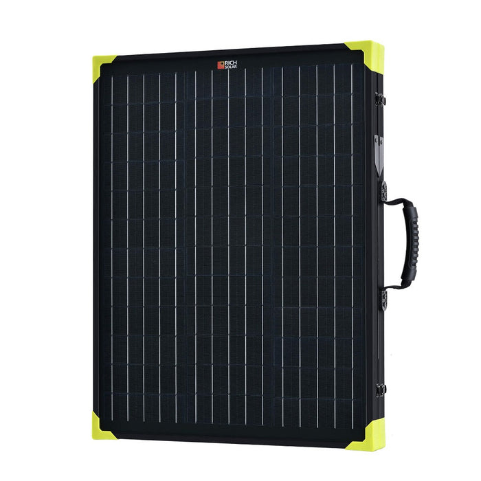 RICH SOLAR MEGA 100 Watt Briefcase Portable Solar Charging Kit BACKORDER 6/30/24