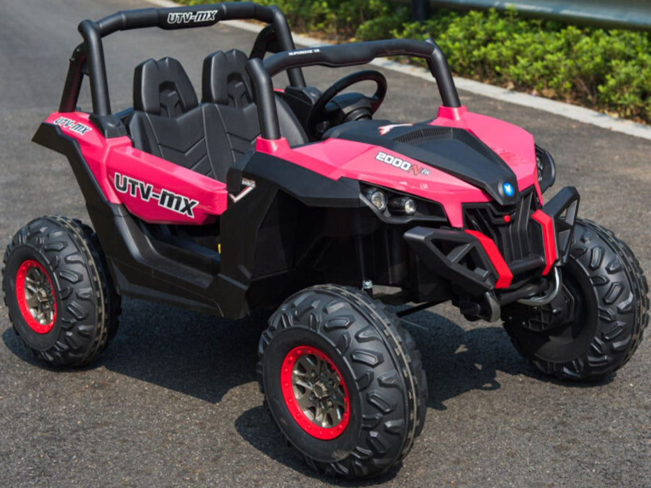 Mini Moto UTV 4x4 12v Pink (2.4ghz RC)-MOTOTEC