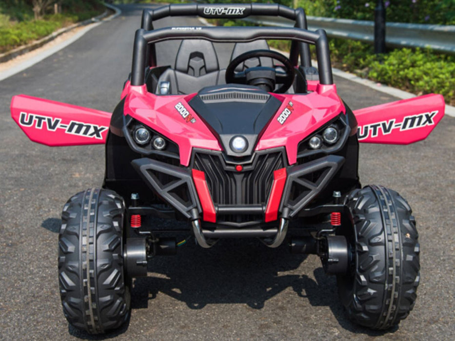 Mini Moto UTV 4x4 12v Pink (2.4ghz RC)-MOTOTEC