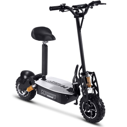 MotoTec 2000w 48v Electric Scooter Black-MOTOTEC