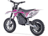 MotoTec 24v 500w Gazella Electric Dirt Bike Purple-MOTOTEC