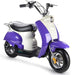 MotoTec 24v Electric Moped Purple-MOTOTEC