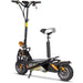 MotoTec Ares 48v 1600w Electric Scooter Black-MOTOTEC