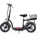 MotoTec Cruiser 48v 350w Lithium Electric Scooter Black-MOTOTEC