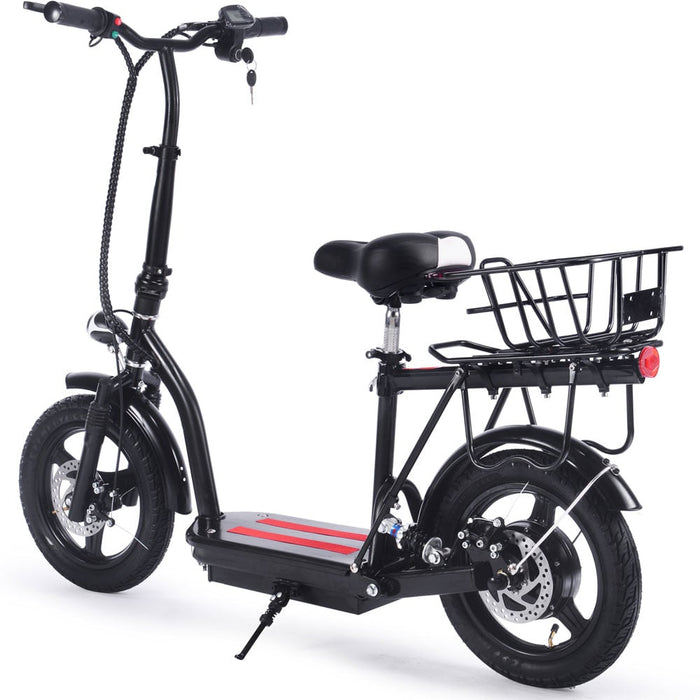 MotoTec Cruiser 48v 350w Lithium Electric Scooter Black-MOTOTEC