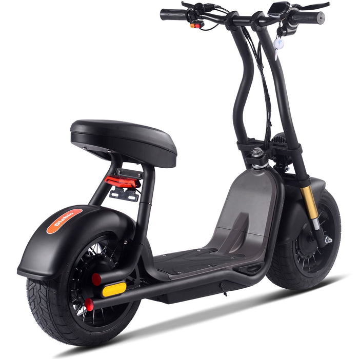 MotoTec Diablo 48v 1000w Lithium Electric Scooter Black-MOTOTEC