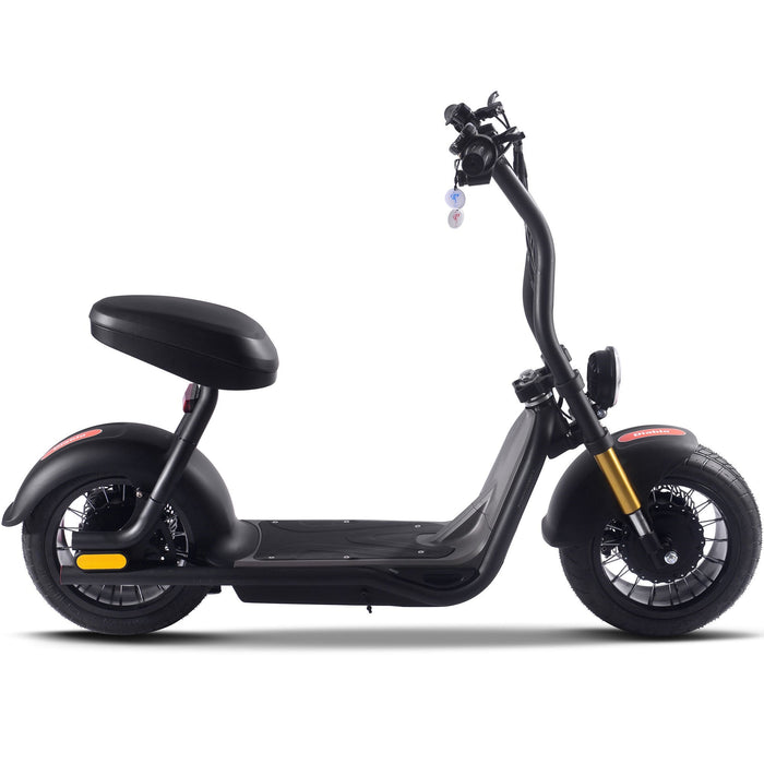 MotoTec Diablo 48v 1000w Lithium Electric Scooter Black-MOTOTEC