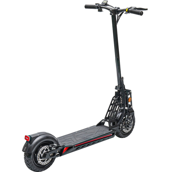 MotoTec Free Ride 48v 600w Lithium Electric Scooter Black-MOTOTEC