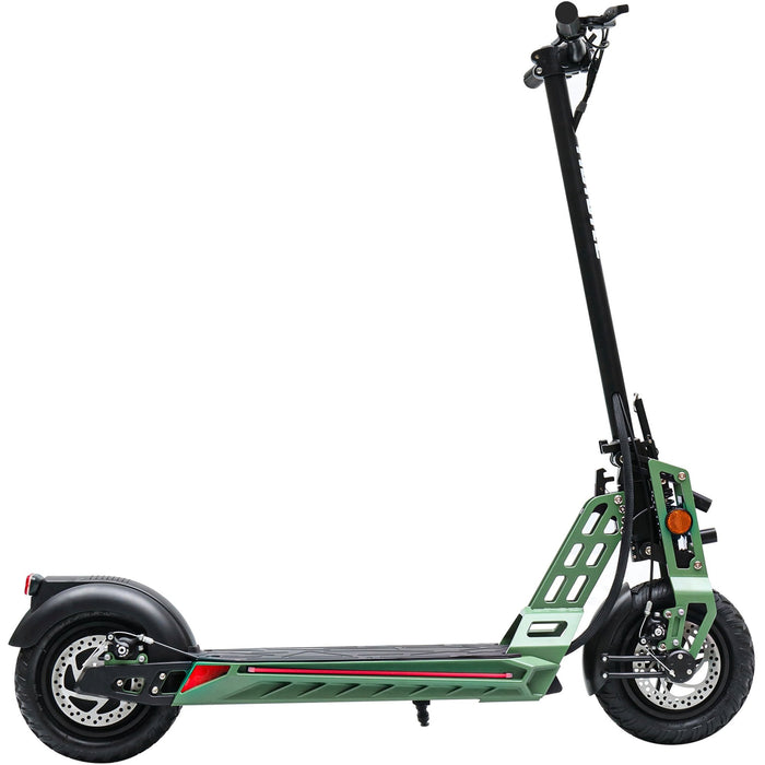 MotoTec Free Ride 48v 600w Lithium Electric Scooter Green-MOTOTEC