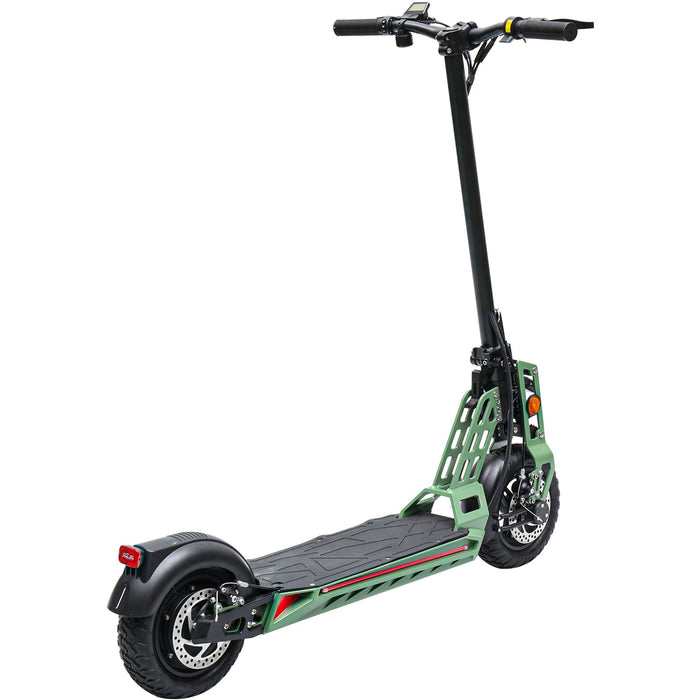 MotoTec Free Ride 48v 600w Lithium Electric Scooter Green-MOTOTEC