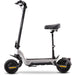 MotoTec Fury 48v 1000w Lithium Electric Scooter Silver-MOTOTEC