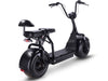 MotoTec Knockout 60v 1000w Electric Scooter Black-MOTOTEC