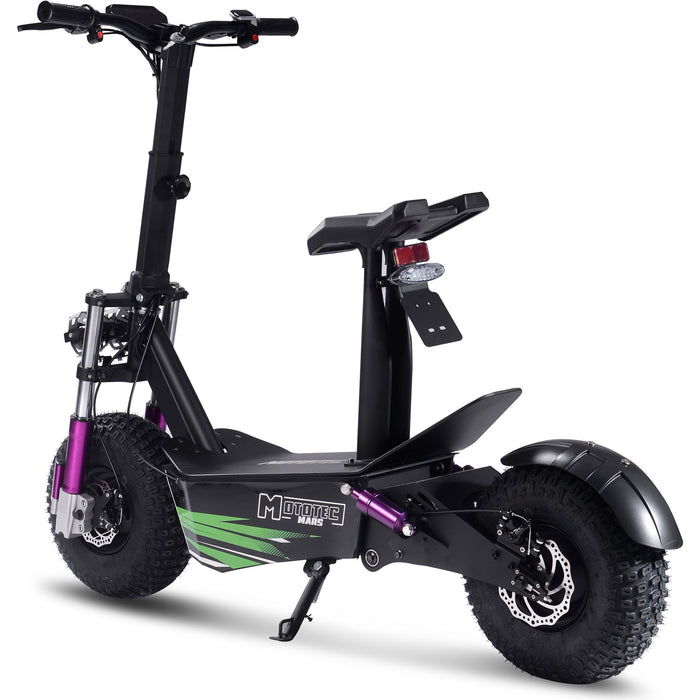 MotoTec Mars 48v 2500w Electric Scooter Black-MOTOTEC