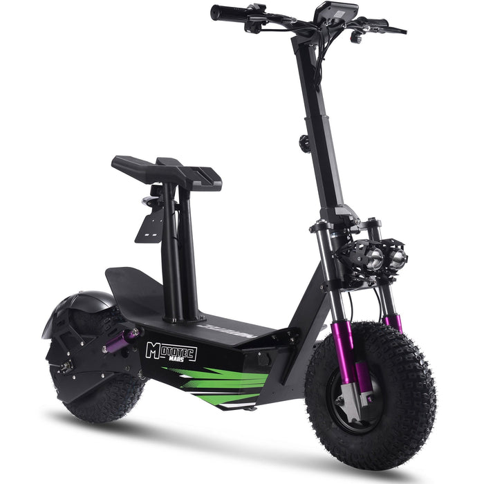 MotoTec Mars 48v 2500w Electric Scooter Black-MOTOTEC