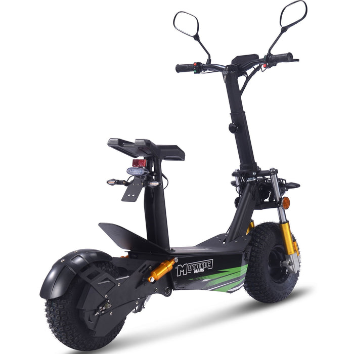 MotoTec Mars 60v 3500w Electric Scooter Black-MOTOTEC