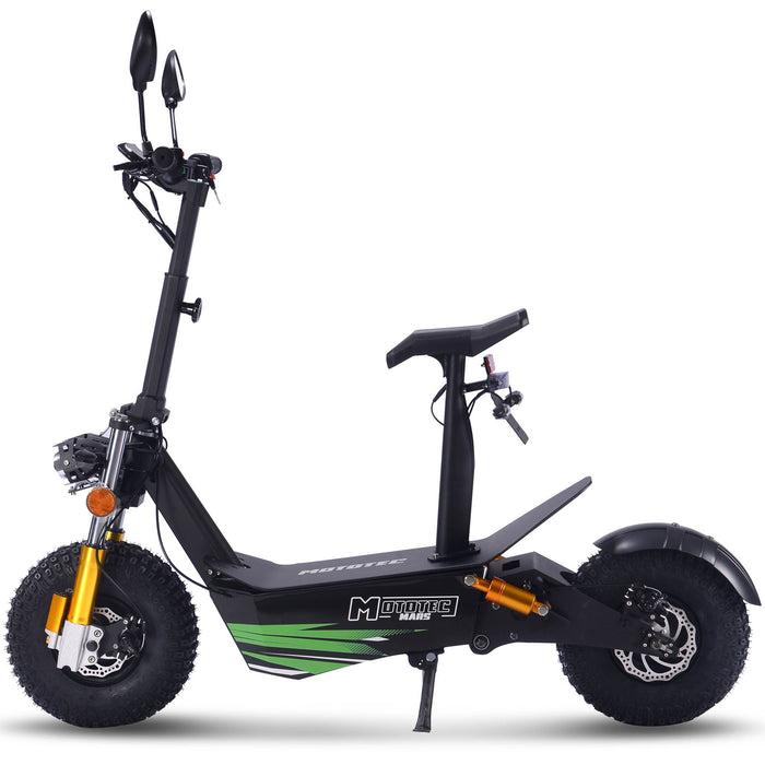 MotoTec Mars 60v 3500w Electric Scooter Black-MOTOTEC