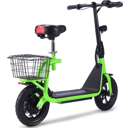 MotoTec Metro 36v 500w Lithium Electric Scooter Green-MOTOTEC