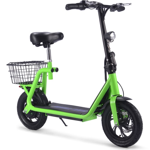 MotoTec Metro 36v 500w Lithium Electric Scooter Green-MOTOTEC