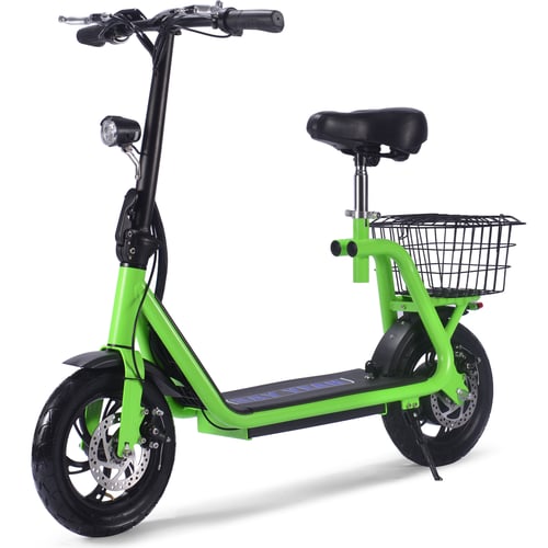 MotoTec Metro 36v 500w Lithium Electric Scooter Green-MOTOTEC