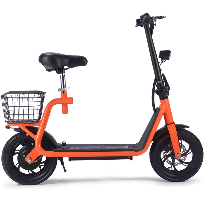 MotoTec Metro 36v 500w Lithium Electric Scooter Orange-MOTOTEC