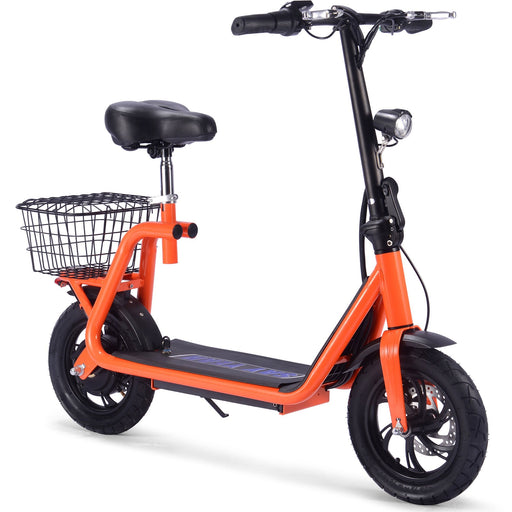 MotoTec Metro 36v 500w Lithium Electric Scooter Orange-MOTOTEC