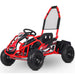 MotoTec Mud Monster Kids Electric 48v 1000w Go Kart Full Suspension Red-MOTOTEC