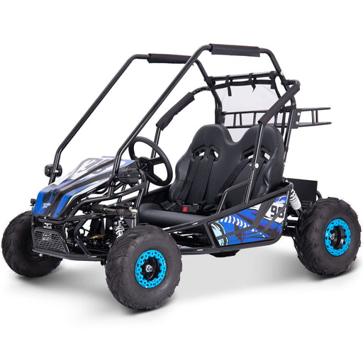 MotoTec Mud Monster XL 60v 2000w Electric Go Kart Full Suspension Blue-MOTOTEC