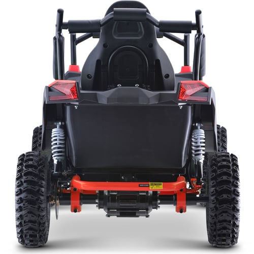 MotoTec Raider Kids UTV 48v 1200w Full Suspension Red-MOTOTEC