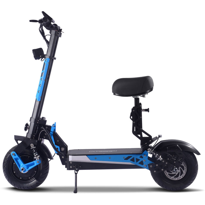 MotoTec Switchblade 60v 4000w Lithium Electric Scooter Blue-MOTOTEC