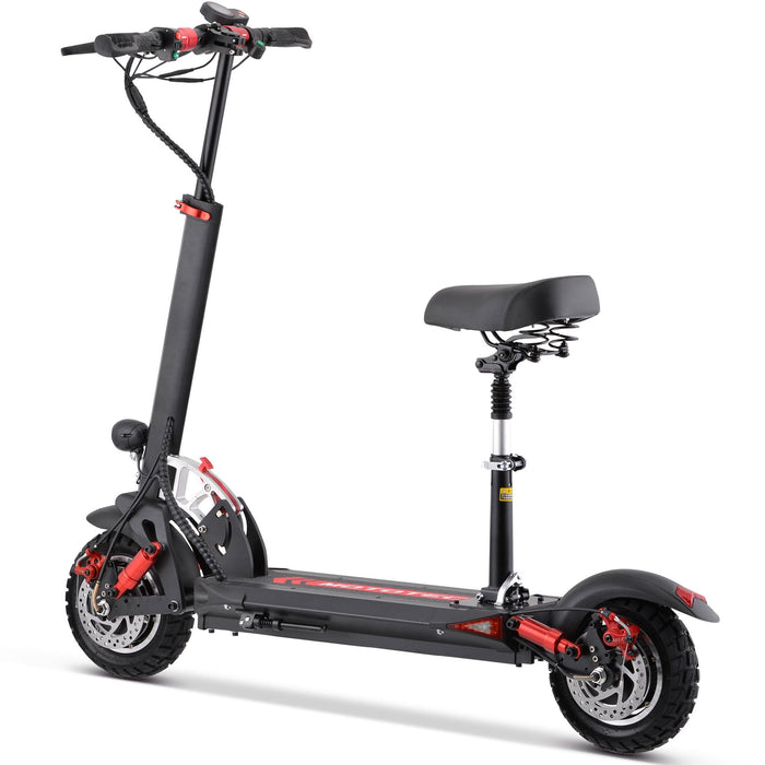 MotoTec Thor 60v 2400w Lithium Electric Scooter Black-MOTOTEC