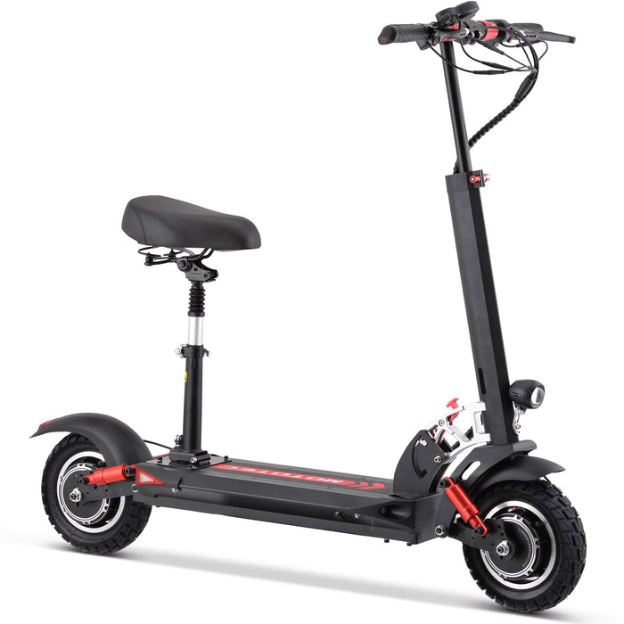 MotoTec Thor 60v 2400w Lithium Electric Scooter Black-MOTOTEC