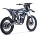 MotoTec Venom 72v 12000w Electric Dirt Bike White-MOTOTEC