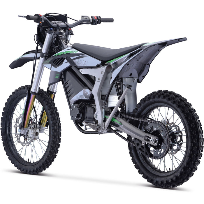 MotoTec Venom 72v 12000w Electric Dirt Bike White-MOTOTEC