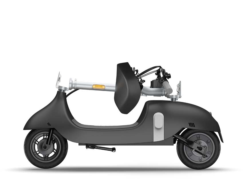 OKAI CEETLE PRO EA10C SEATED ELECTRIC SCOOTER-Black-OKAI