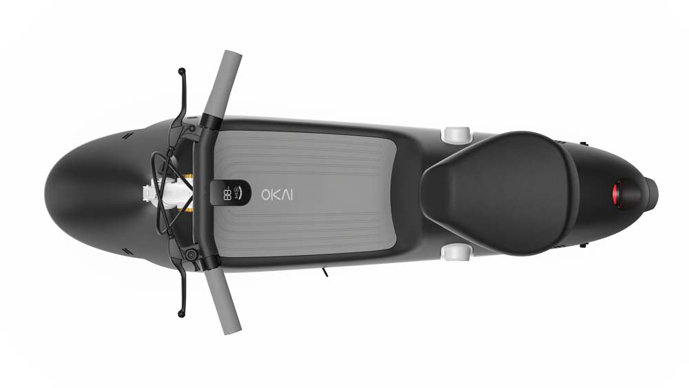 OKAI CEETLE PRO EA10C SEATED ELECTRIC SCOOTER-Black-OKAI