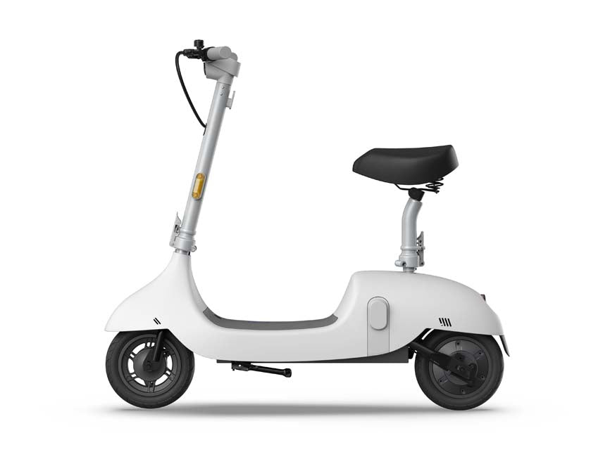 OKAI CEETLE PRO EA10C SEATED ELECTRIC SCOOTER-White-OKAI