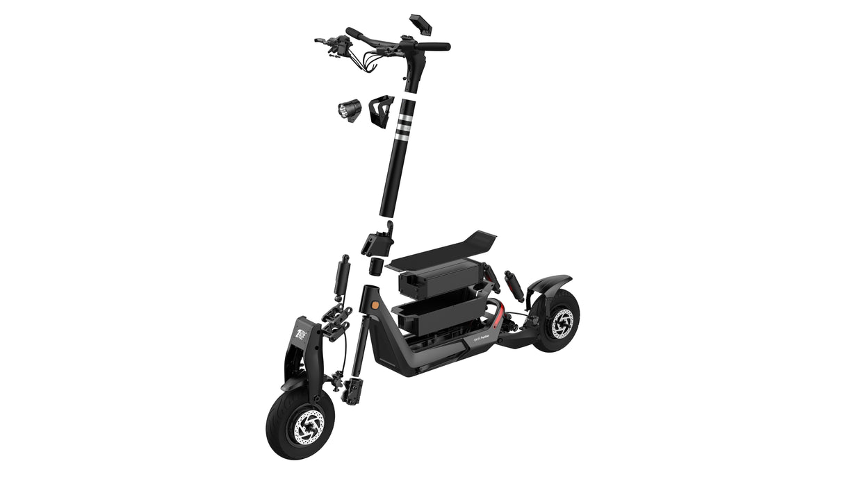 OKAI PANTHER ES800 OFF-ROAD ELECTRIC SCOOTER - Meteorite Black-OKAI