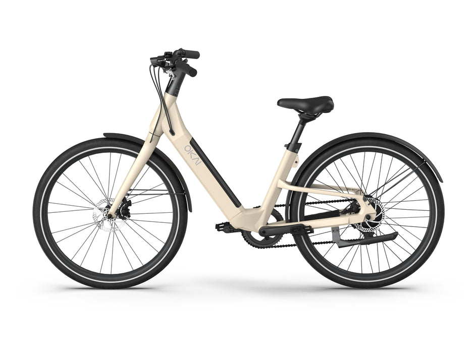 OKAI STRIDE COMMUTER EB40 ELECTRIC BIKE - Desert Sand-OKAI