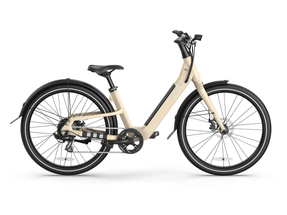 OKAI STRIDE COMMUTER EB40 ELECTRIC BIKE - Desert Sand-OKAI