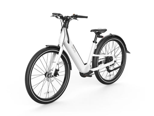 OKAI STRIDE COMMUTER EB40 ELECTRIC BIKE - White-OKAI