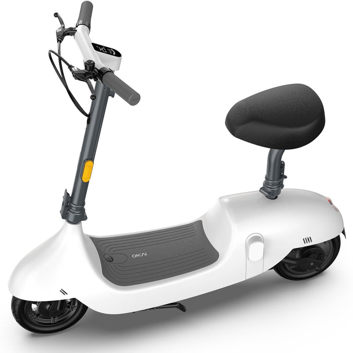 Okai Beetle 36v 350w Lithium Electric Scooter White-MOTOTEC