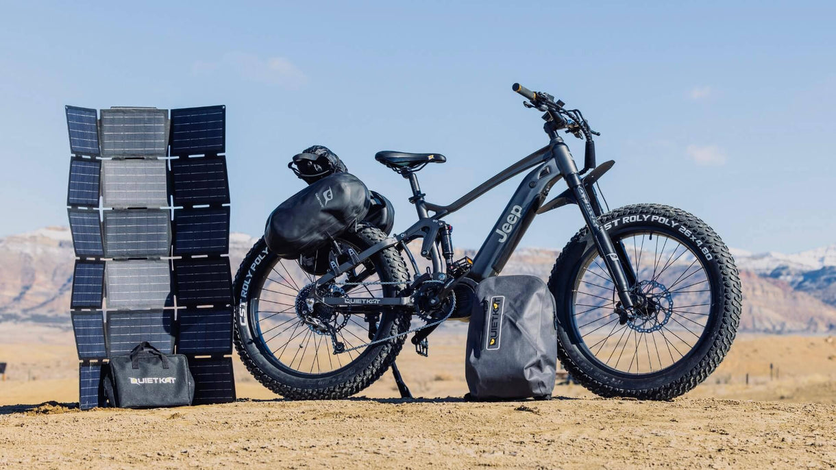 Portable Ebike Solar Charging Station-QUIETKAT