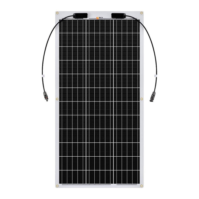 Rich Solar MEGA 100 FLEX | 100 Watt Monocrystalline Solar Panel | Best 12V Flexible Panel for VAN RVs and Off-Grid | High Efficiency